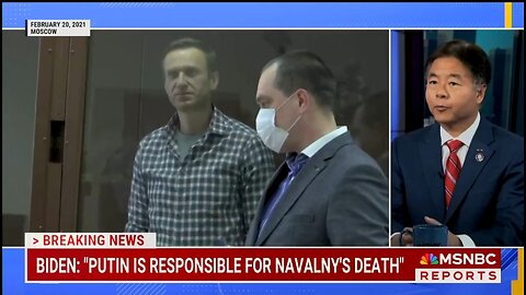 Dem Rep Ted Lieu BLAMES Trump For Death of Alexei Navalny