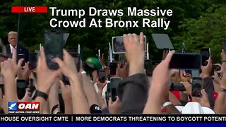 Trump Draws Massive Crowd At Bronx Rally