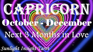 Capricorn *A Big Transformation in Them Thought You'd Never See Changes Everything* Oct-Dec Love