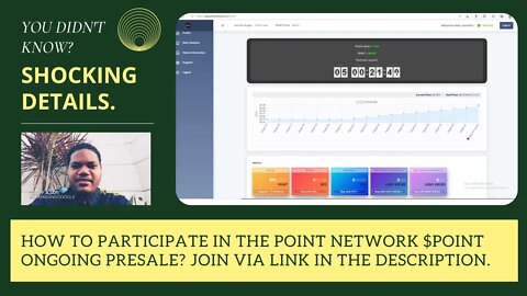 Live Participation - Point Network $POINT Ongoing Presale. 5 Days Left. Join Via Link In Description