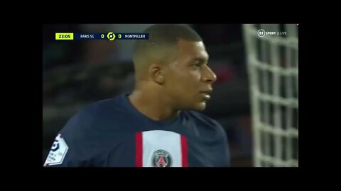 Kylian Mbappé Penalty MISS vs Montpellier