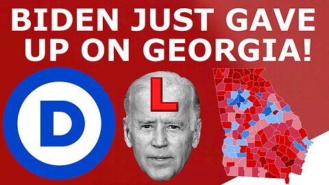Biden, Dems GIVE UP on Winning Georgia in 2024!