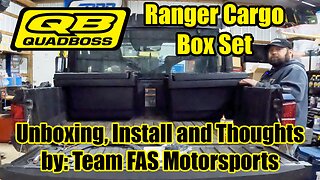 Quadboss Polaris Ranger Cargo Box Set - Unboxing, Overview and Install