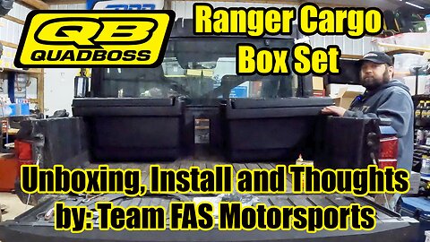 Quadboss Polaris Ranger Cargo Box Set - Unboxing, Overview and Install