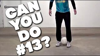 13 Easy To Learn Soccer Tricks For Beginners | flick up freestyle soccer tricks