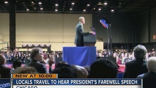 President Barack Obama says goodbye