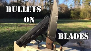 Can a knife really split a bullet?...