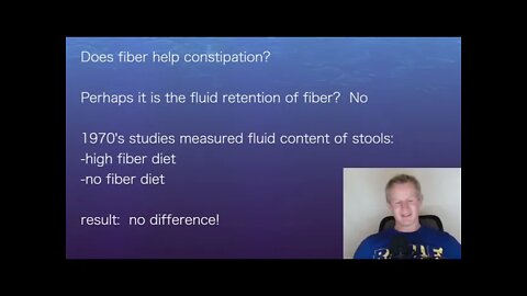 Paul Mason 4: FIBER does NOT help constipation! This myth is not based on serious research