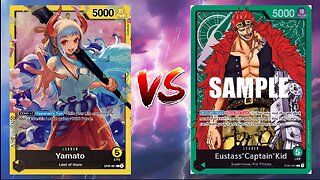 One Piece TCG Yamato Big Mom VS Eustass Captain Kid!!