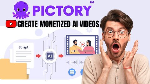 Pictory AI Review & Tutorial For Beginners - Make AI Generated Videos