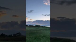 Cool looking clouds at the beach