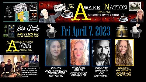 The Awake Nation 04.07.2023 Mind Controlled Woman Claims She Is A Former Rock Star!