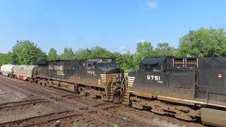 Norfolk Southern 179 Manifest Mixed Freight Train with DPU from Marion, Ohio August 22, 2021