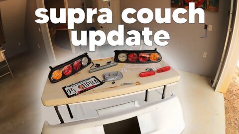 1320 sqft Shop Tour & Supra Couch Update!