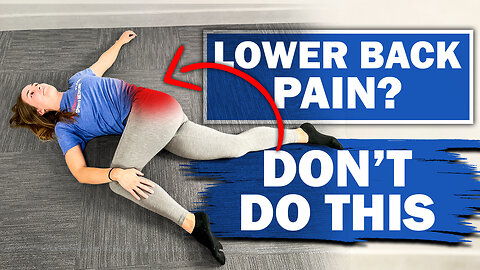 Low Back Pain Twisting? DON'T Stretch & Rotate Like This (This Is How You Stretch Safely)