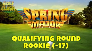 Golf Clash Spring Major Qualifying Round Rookie (-17) Low Level Golf Clubs