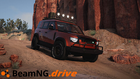 BeamNG.drive | Off-roading Utah, USA with Land Rover Defender P400