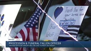 Procession and funeral for Arvada Officer Dillon Michael Vakoff happening Friday