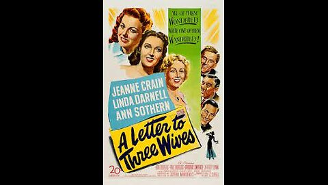 A Letter to Three Wives (1949) | Directed by Joseph L. Mankiewicz