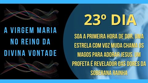 23º Dia | Livro "A Virgem Maria no Reino da Divina Vontade" #litcatolica