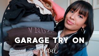 GARAGE TRY ON HAUL 2022 (comfy sweatshirts, sweatpants, & more!)