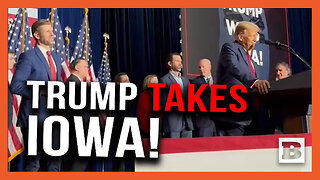 Trump Takes Iowa! Donald Thanks Packed Room of Supporters After Historic Win