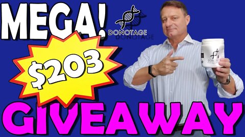 $203 MEGA NMN Giveaway by DoNotAge.org