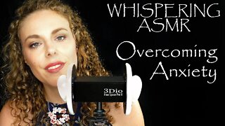 ASMR Whispering - How To Overcome Anxiety & Stress! 3Dio Binaural Ear to Ear