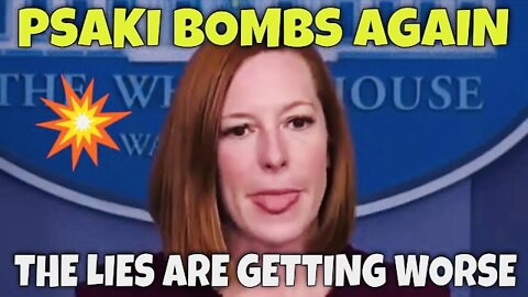 Jen Psaki Lies Responding to Reporter: “We’re Exactly on Track for that” 🤦‍♀️