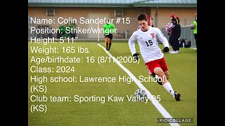 Colin Sandefur - Sophomore Season Varsity Highlights - Lawrence High School