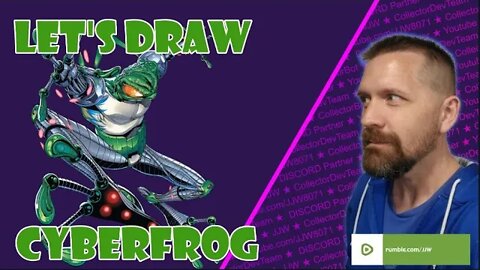 Let's Draw Cyberfrog (Streamlabs stress)