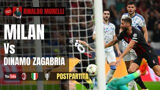 MILAN-DINAMO ZAGABRIA 3-1, il commento alla partita di Rinaldo Morelli
