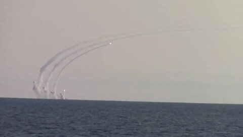 Black Sea Fleet Frigate Launched 4 Kalibr Cruise Missiles At Ukrainian Military Infrastructure!