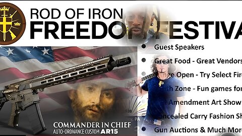 Rod of Iron Freedom Festival 2023 Preparation
