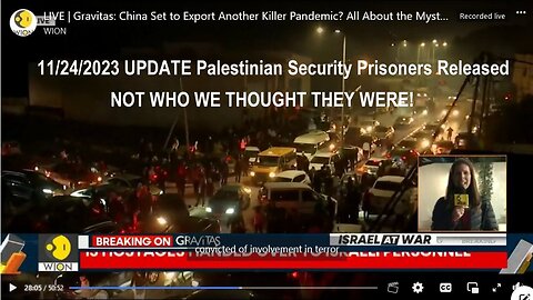 UPDATE Palestinian Security Prisoners Released