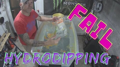 Hydrodipping RC Lid --- HUGE FAIL !!!!