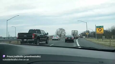 #peoplesconvoy2022 making it's way to the #washintondc #beltway right now