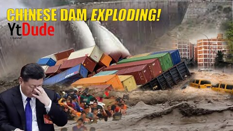 Chinese Dam Exploding ! Thousands of rivers overflowed and yellow rivers overflowed | 3 gorges dam