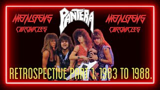 Pantera Retrospective Part 1. 1983 to 1988!