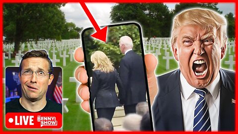 SHOCK: Biden POOPS Pants On Stage At D-DAY Ceremony!? Jill DRAGS Wobbling Joe Away as World Cringes