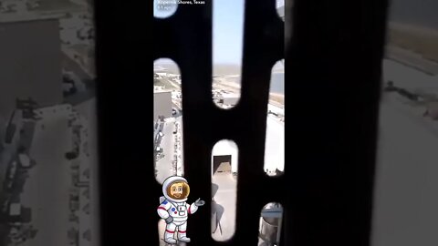 View from Inside SpaceX High Bay Elevator - Boca Chica, TX