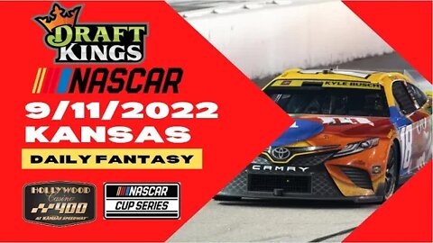 Dream's Top Picks for NASCAR CUP Kansas DFS Today Main Slate 9/11/2022 Daily Fantasy Sports Strategy