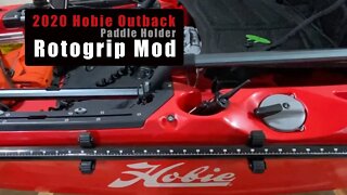 2019+ Hobie Outback Rotogrip Paddle Holder Mod