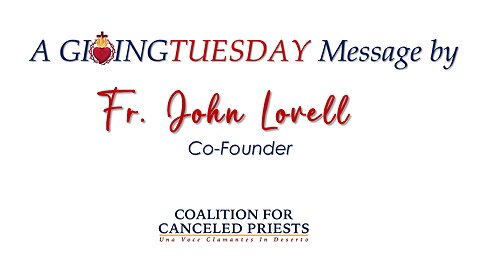 Fr. Lovell's Giving Tuesday Message