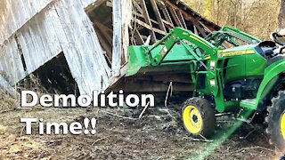 Demolition Time John Deere 2032R