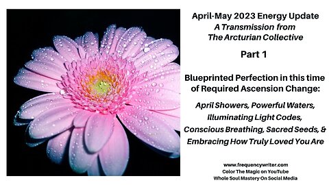 April-May 2023 Energy Update: Blueprinted Perfection in this Time of Required Ascension Change