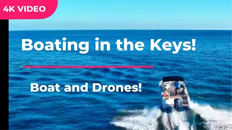 Cruising the Florida Keys Sea Fox Traveler 226, Autel EVO II Drone following me! #keylargo