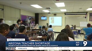 Teacher shortage across Arizona