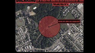 18-inch pipe bomb on Train Tracks in NE Philly