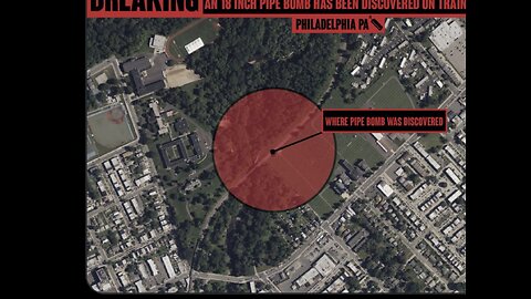 18-inch pipe bomb on Train Tracks in NE Philly
